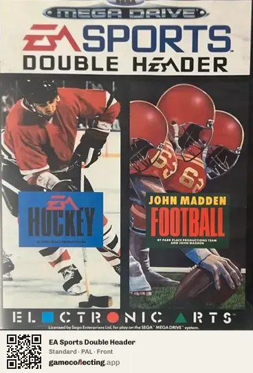 EA Sports Double Header Sega Mega Drive / Genesis, PAL box front
