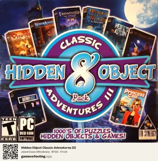 Hidden Object Classic Adventures III Computer, NTSC box front