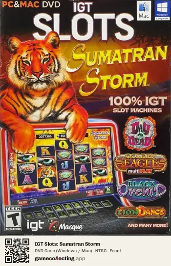 IGT Slots: Sumatran Storm Computer, NTSC box front