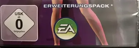 The Sims 2: Nightlife, the USK square on its front