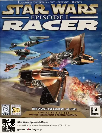 Star Wars Episode I: Racer Computer, NTSC box front