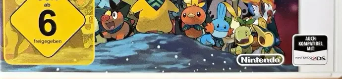 Pokémon Super Mystery Dungeon, the USK square on its front