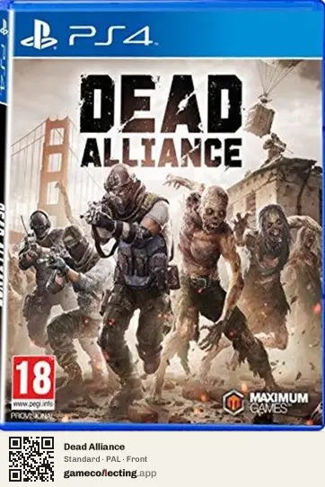 Dead Alliance PlayStation 4, PAL box front