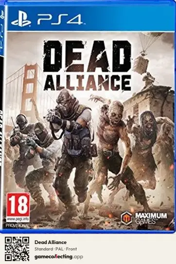 Dead Alliance PlayStation 4, PAL box front