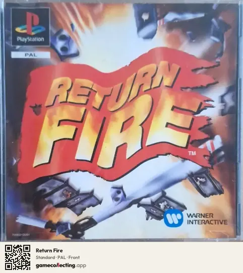 Return Fire PlayStation, PAL box front