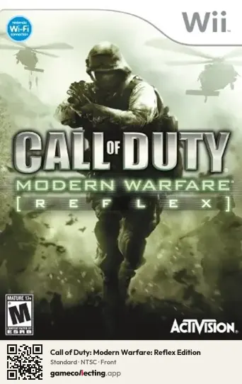 Call of Duty: Modern Warfare: Reflex Edition Nintendo Wii, NTSC box front