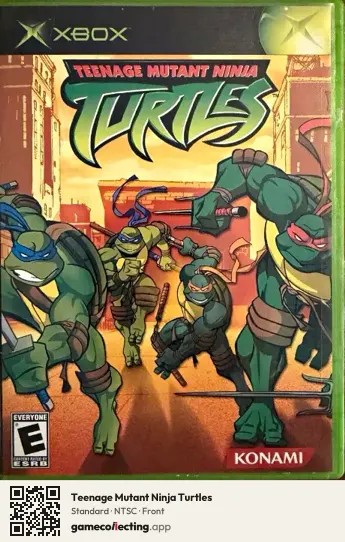 Teenage Mutant Ninja Turtles Xbox, NTSC box front