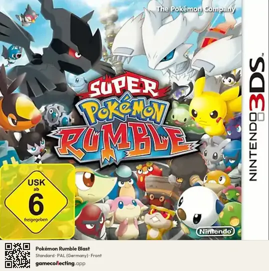 Pokémon Rumble Blast Nintendo 3DS, Germany box front