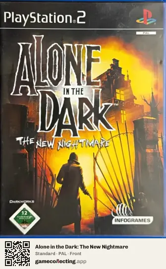 Alone in the Dark: The New Nightmare PlayStation 2, PAL box front