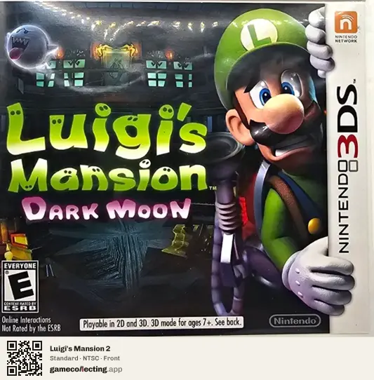 Luigi's Mansion 2 Nintendo 3DS, NTSC box front