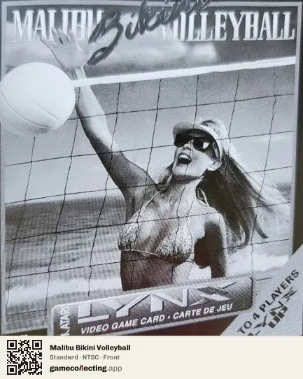 Malibu Bikini Volleyball Atari Lynx, NTSC box front