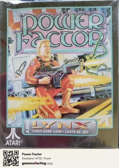 Power Factor Atari Lynx, NTSC box front