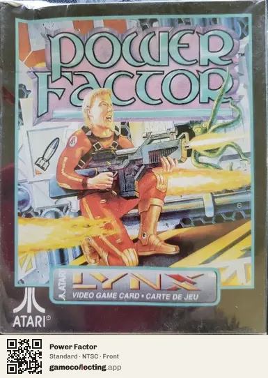 Power Factor Atari Lynx, NTSC box front