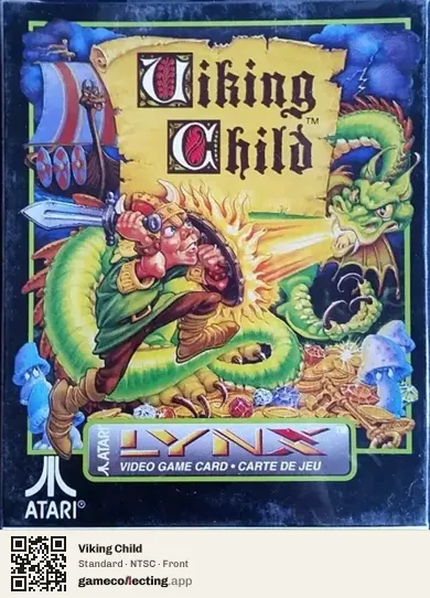 Viking Child Atari Lynx, NTSC box front
