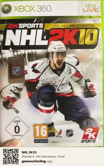 NHL 2K10 Xbox 360, Germany box front