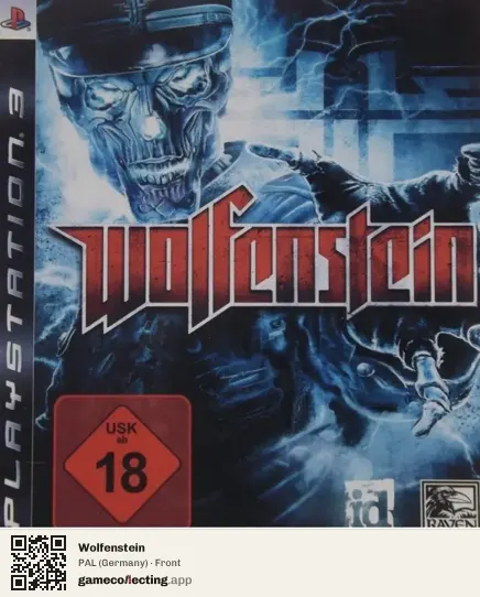 Wolfenstein PlayStation 3, Germany box front