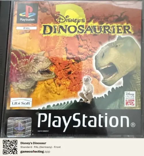 Disney's Dinosaur PlayStation, Germany box front