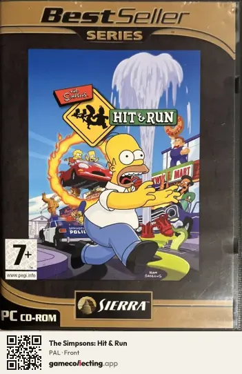 The Simpsons: Hit & Run Computer, PAL box front