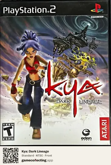 Kya: Dark Lineage PlayStation 2, NTSC box front