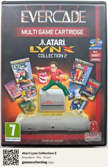 Atari Lynx Collection 2 Evercade, PAL box front
