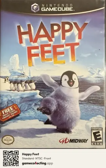 Happy Feet Nintendo GameCube, NTSC box front