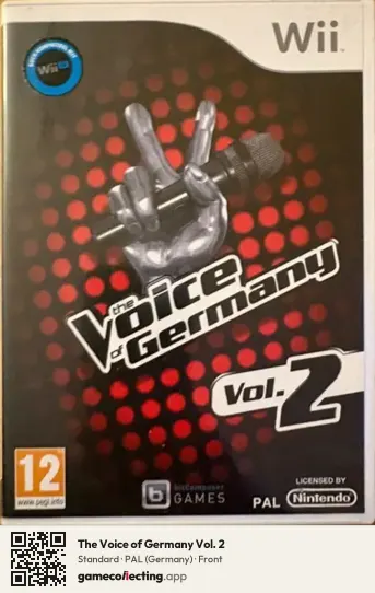 The Voice of Germany Vol. 2 Nintendo Wii, Germany box front