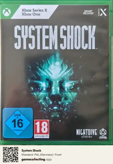 System Shock Xbox Series X, Germany box front