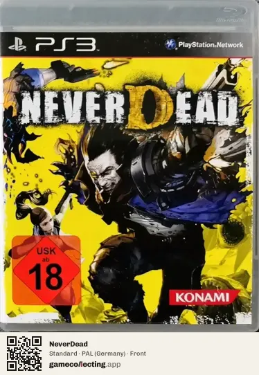 NeverDead PlayStation 3, Germany box front