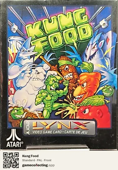 Kung Food Atari Lynx, PAL box front
