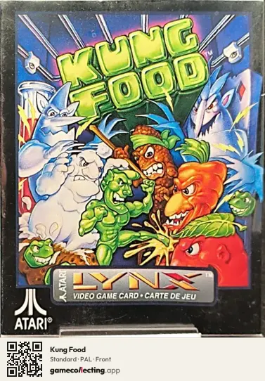 Kung Food Atari Lynx, PAL box front
