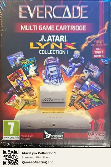 Atari Lynx Collection 1 Evercade, PAL box front