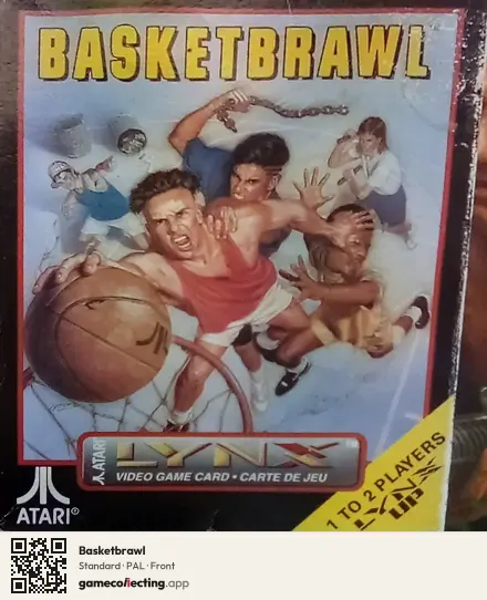 Basketbrawl Atari Lynx, PAL box front