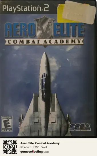 Aero Elite: Combat Academy PlayStation 2, NTSC box front