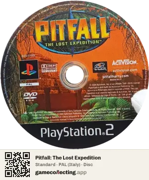 Pitfall: The Lost Expedition PlayStation 2, PAL disc