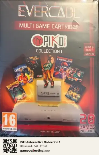 Piko Interactive Collection 1 Evercade, PAL box front