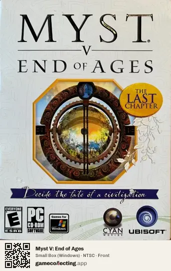 Myst V: End of Ages Computer, NTSC box front