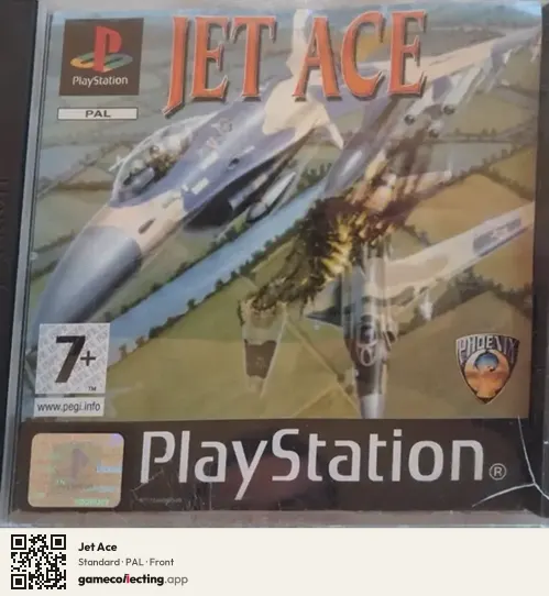 Jet Ace PlayStation, PAL box front