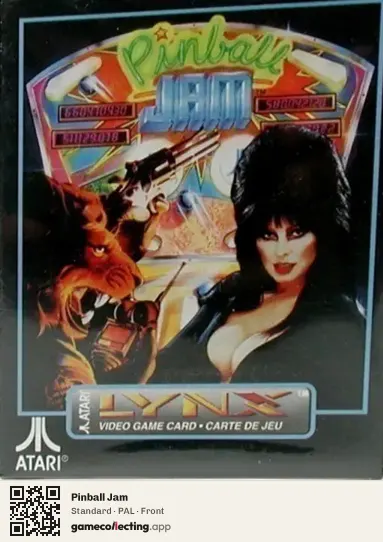 Pinball Jam Atari Lynx, PAL box front