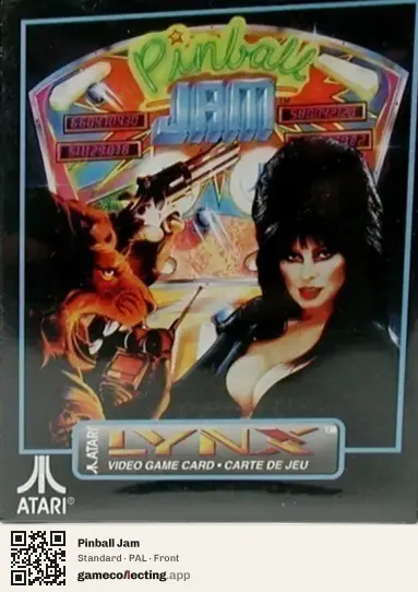 Pinball Jam Atari Lynx, PAL box front