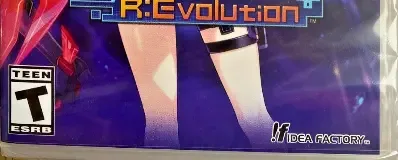 Neptunia Game Maker R:Evolution, the ESRB box on its front