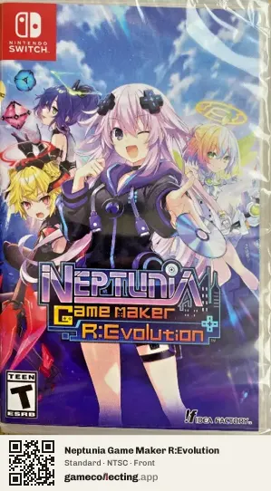 Neptunia Game Maker R:Evolution Nintendo Switch, NTSC box front