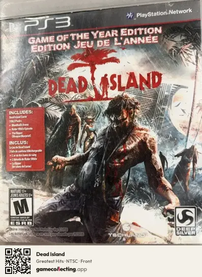 Dead Island PlayStation 3, NTSC box front