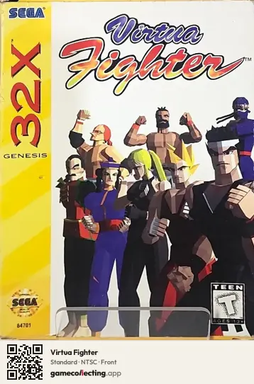 Virtua Fighter Sega 32X, NTSC box front