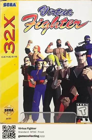 Virtua Fighter Sega 32X, NTSC box front