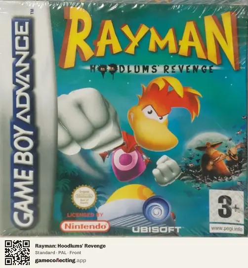 Rayman: Hoodlums' Revenge Game Boy Advance, PAL box front
