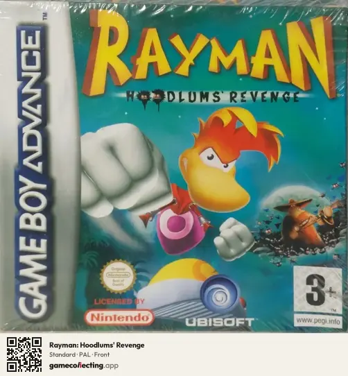 Rayman: Hoodlums' Revenge Game Boy Advance, PAL box front
