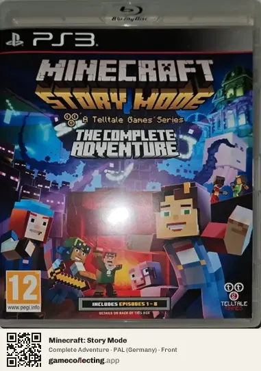 Minecraft: Story Mode PlayStation 3, Germany box front