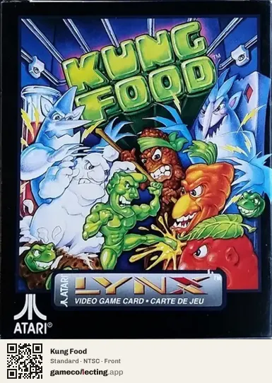 Kung Food Atari Lynx, NTSC box front