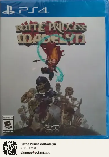 Battle Princess Madelyn PlayStation 4, NTSC box front