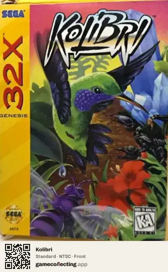 Kolibri Sega 32X, NTSC box front